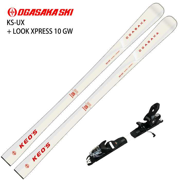 新品未使用オガサカ 伸縮式スキーポール LC-FS レッド 新品未使用