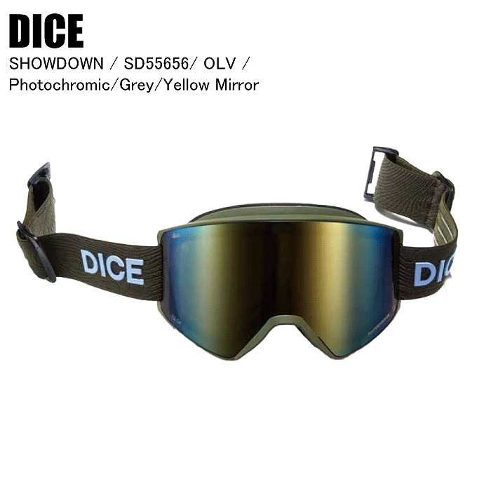 DICE ダイス SHOWDOWN ショーダウン OLV SD55656 調光レンズ ミラー