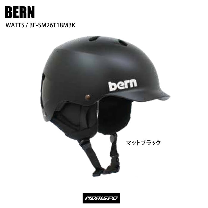 BERN バーン TEAM WATTS チーム ワッツ BE-SM26T18MBK マットブラック
