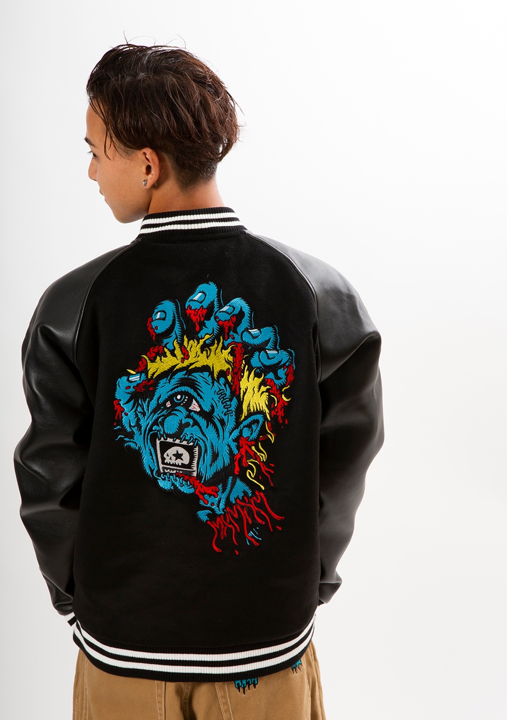 SANTA CRUZ x MxMxM “MAGICAL SCREAMING HAND” STADIUM JKT | ALL