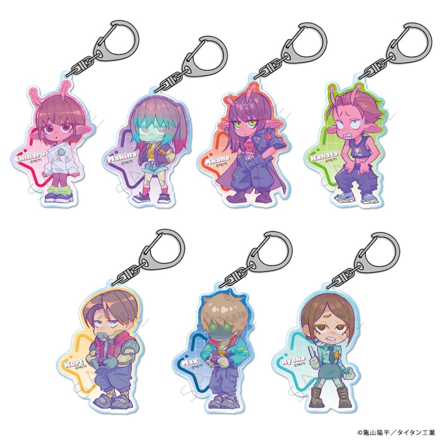 ミルキーサブウェイ マグショット アクキー ステッカー チハル マキナ