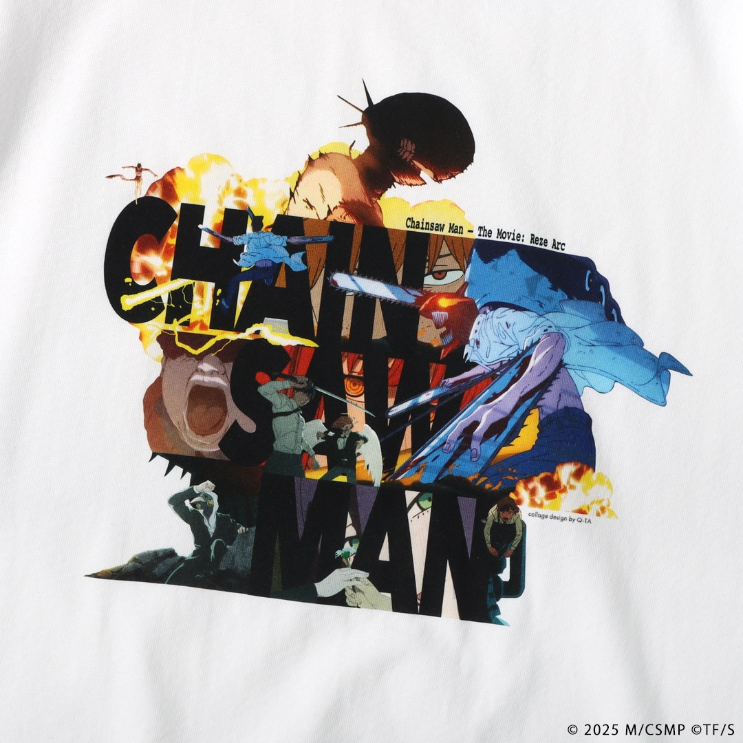 劇場版『チェンソーマン レゼ篇』 クリエイターコラボTシャツ Q-TA