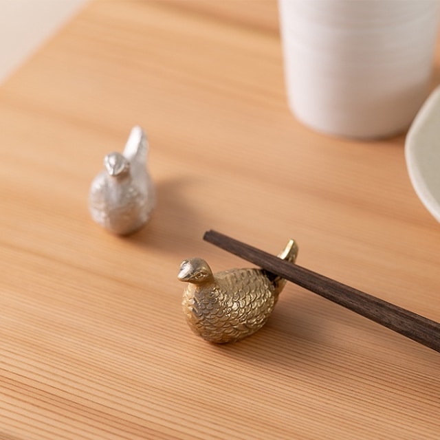 雷鳥のはしおき - 2ヶ入｜錫製雑貨・酒器の通販は能作オンライン