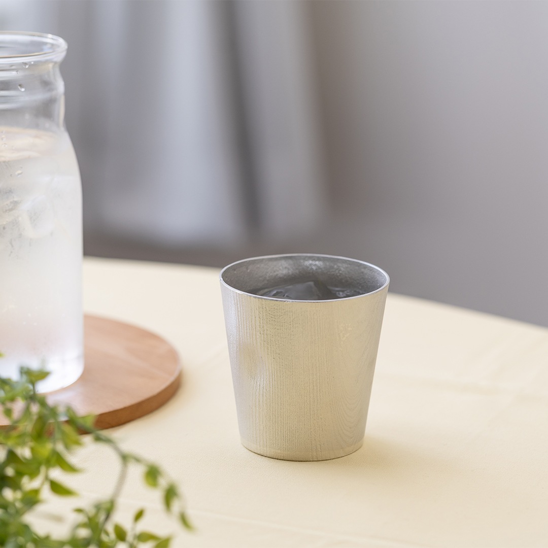 NAJIMIタンブラー - 浮造り（うづくり）｜錫製雑貨・酒器の通販は能作