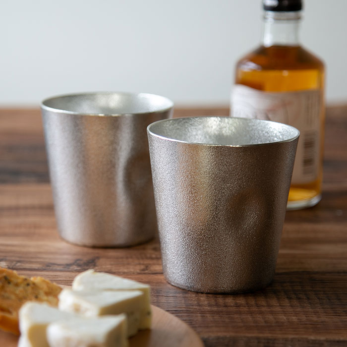 NAJIMIタンブラー 2ヶセット｜錫製雑貨・酒器の通販は能作オンライン
