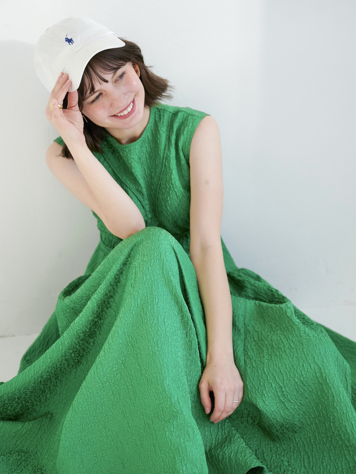 グリーンジャガードワンピース【残り3点】 | DRESS | OBLI