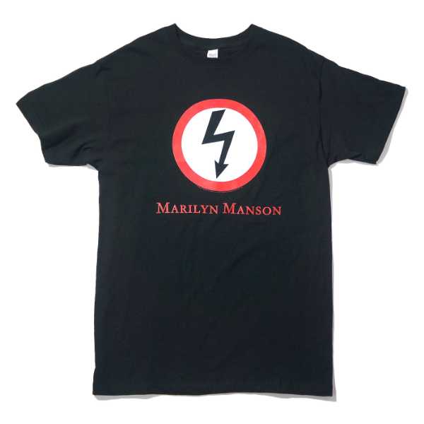 MARILYN MANSON Tシャツ Lightning Logo-Black | OSOMALO バンドT