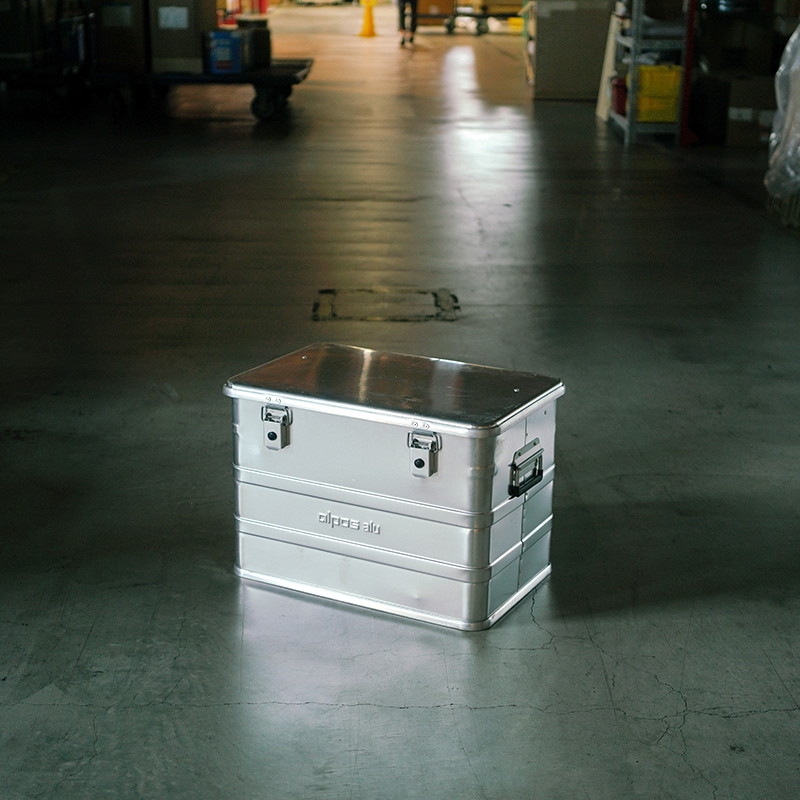 ALPOS ALUMINUM CONTAINER / with Lid - M（73L） | Metal Products