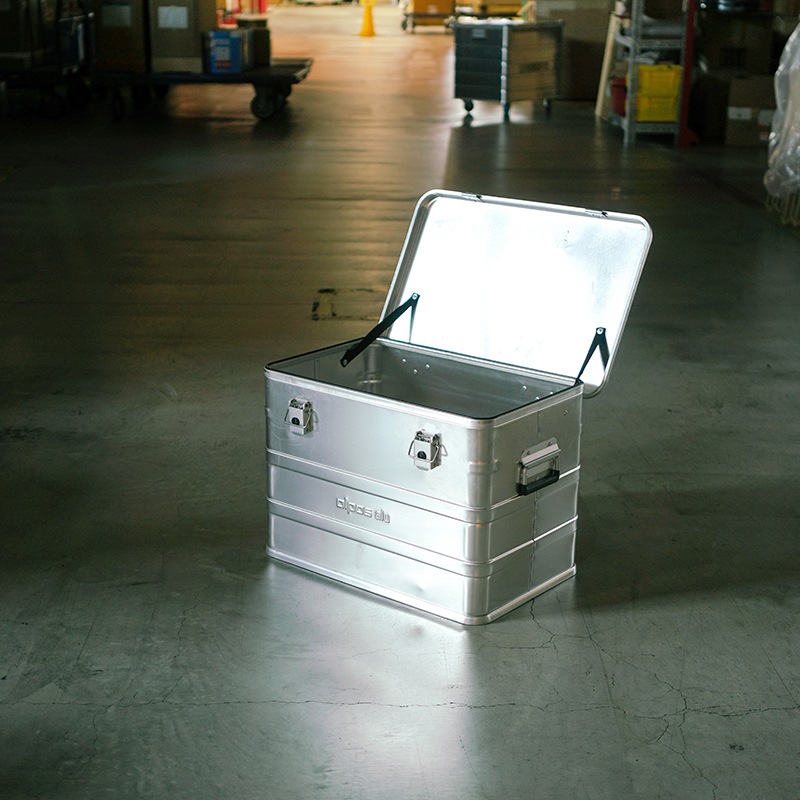 ALPOS ALUMINUM CONTAINER / with Lid - M（73L） | Metal Products