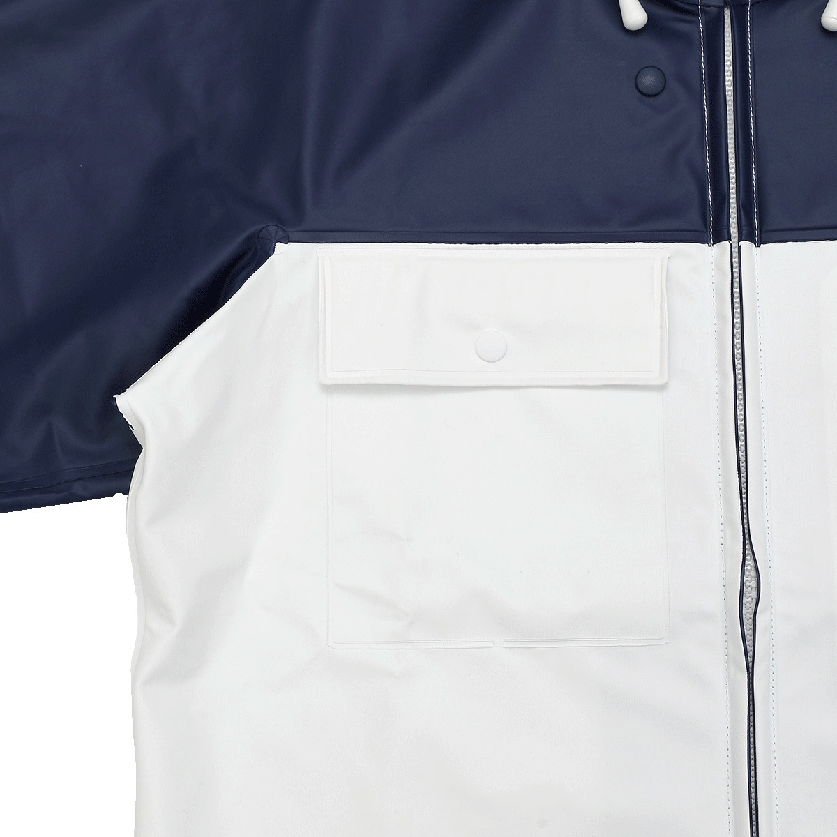 PVCジャケット【ネイビー×ホワイト】 | PlusM Online Shop プラスエム