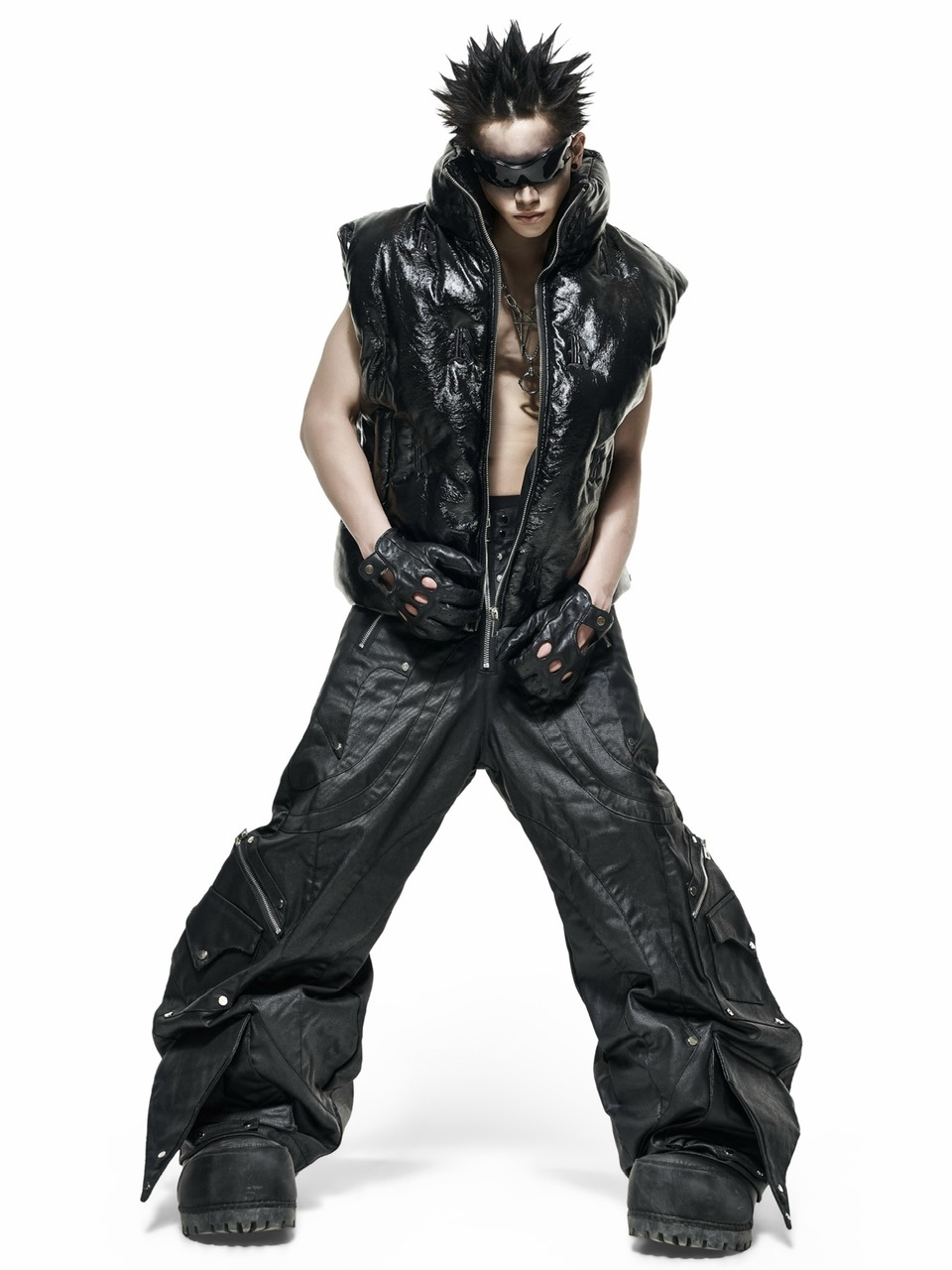 RICH】Knight Wide Waxed Pants | OUR BRAND,RICH | PRESSING WEB SHOP