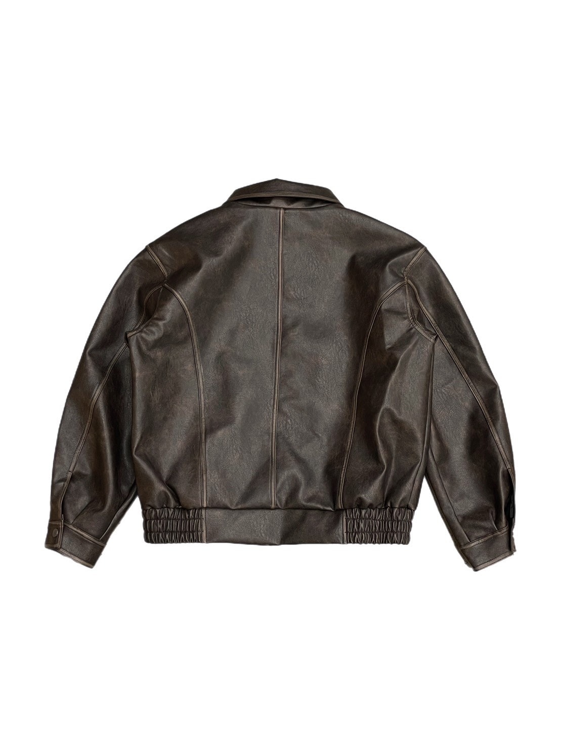 受注制【Chikashitsu +】leather blouson (2color) | OUR BRAND