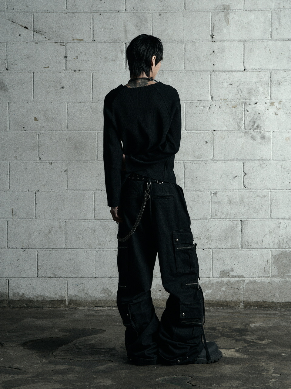Rosen Kreuz】VINTAGE WAFFLE KNIT | OUR BRAND,Rosen Kreuz