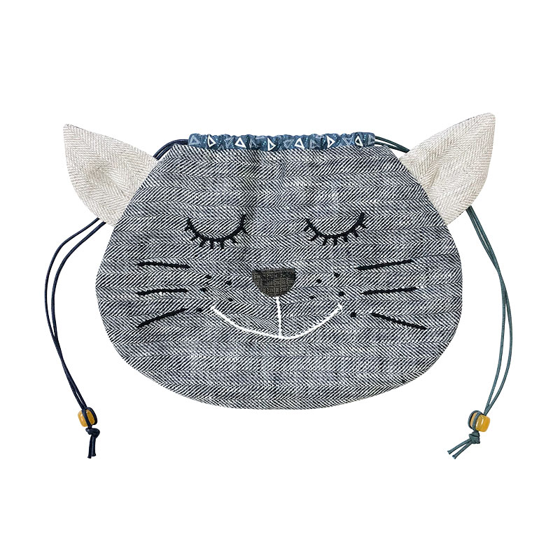 ねこちゃんの巾着ポーチ | WEB限定販売 | キルトパーティ