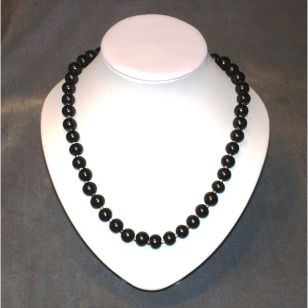 玉のネックレス《シュンガイト》｜フラワーレメディ《公式店》