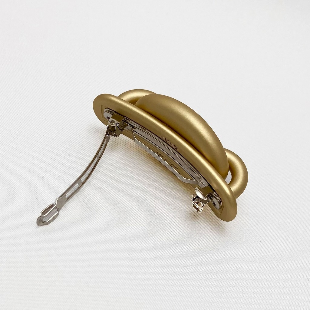 H6514 | [新品]エルメス シェーヌダンクル トリマイヨン バレッタ/PM