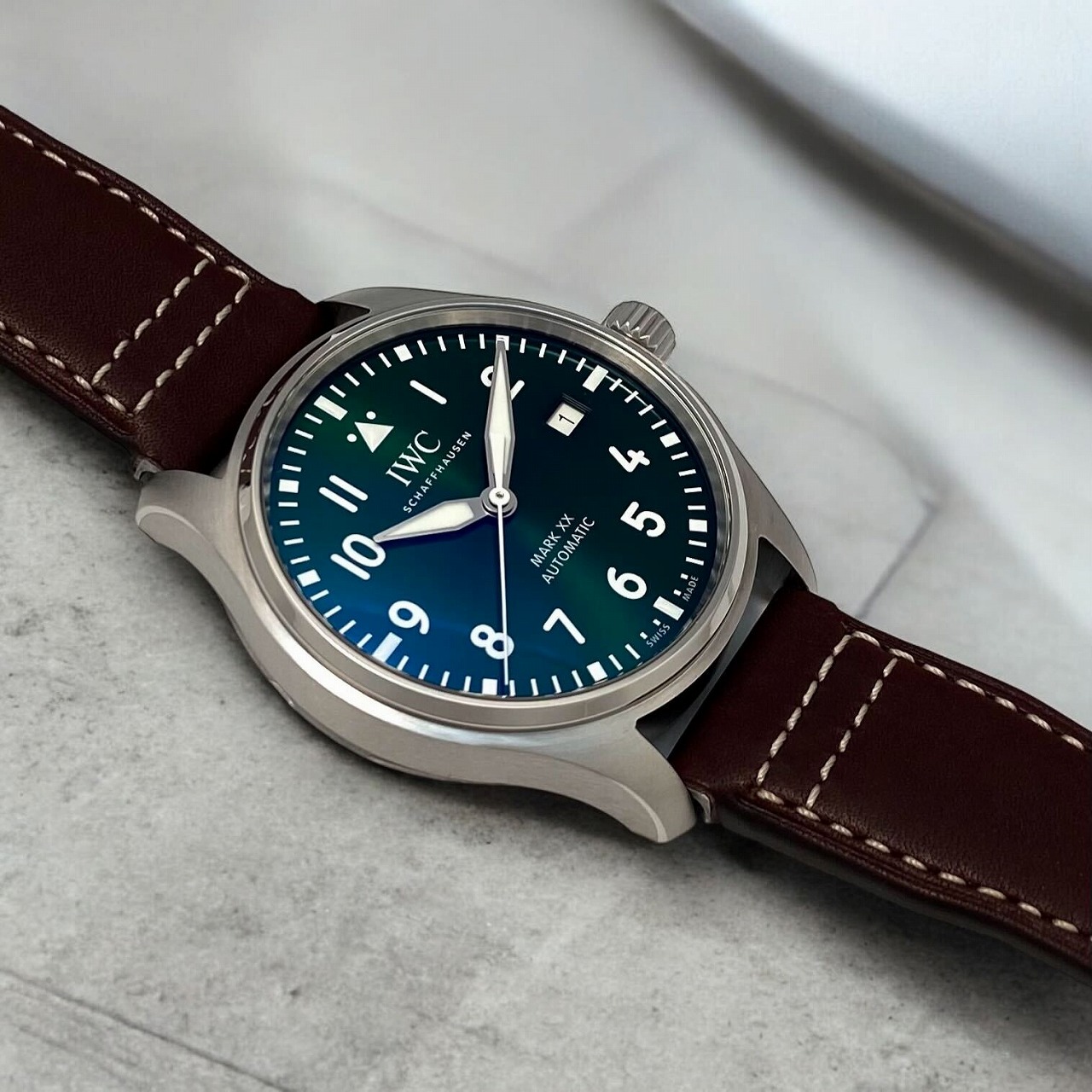 I8723 | [新品]IWC パイロットウォッチ マークXX IW328205 グリーン
