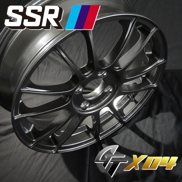 送料無料 コペン などに SSR スピードスター GTX04 ダークガンメタ 165