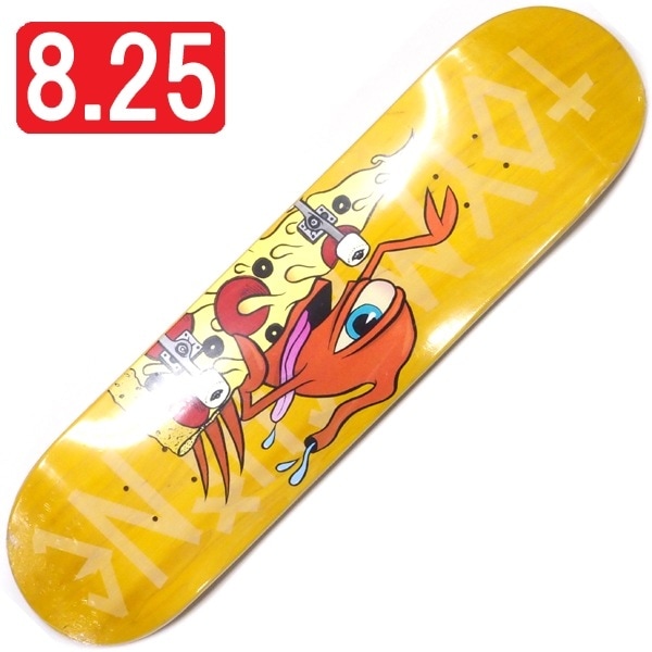 新品 PIZZA STENCIL LOGO DECK 8.25 ピザ スケボー
