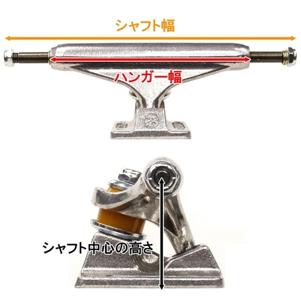 トラック スケートボード サンダー】Thunder Hi 145 Polish | トラック