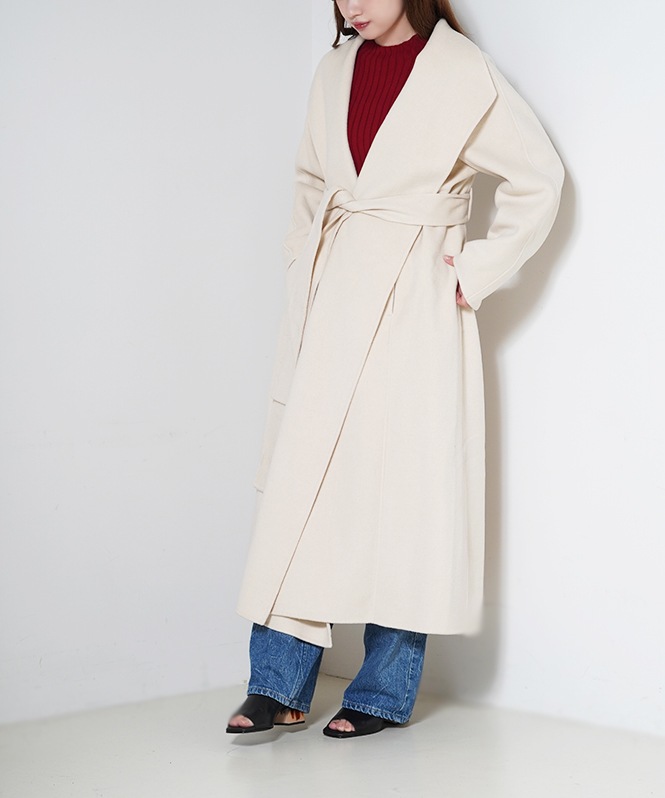 リバーロングフレアウールコート | ALL ITEM | ROOM903 online