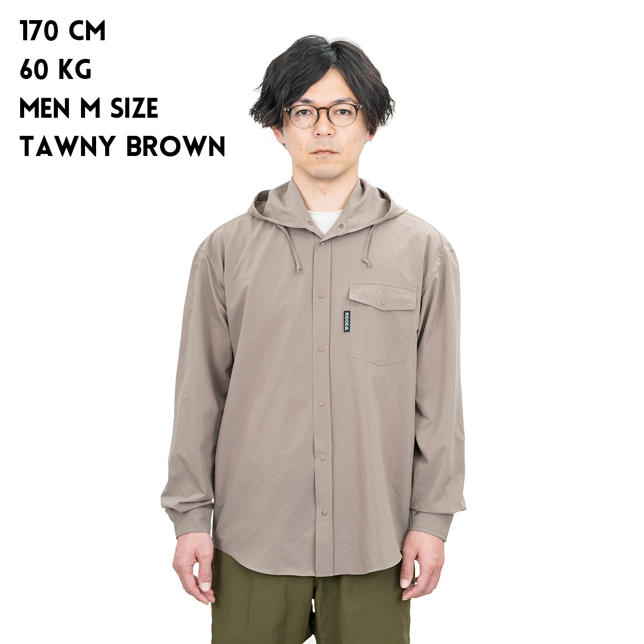 RIDGE MOUNTAIN GEAR Hooded Long Sleeve Shirt リッジ マウンテンギア
