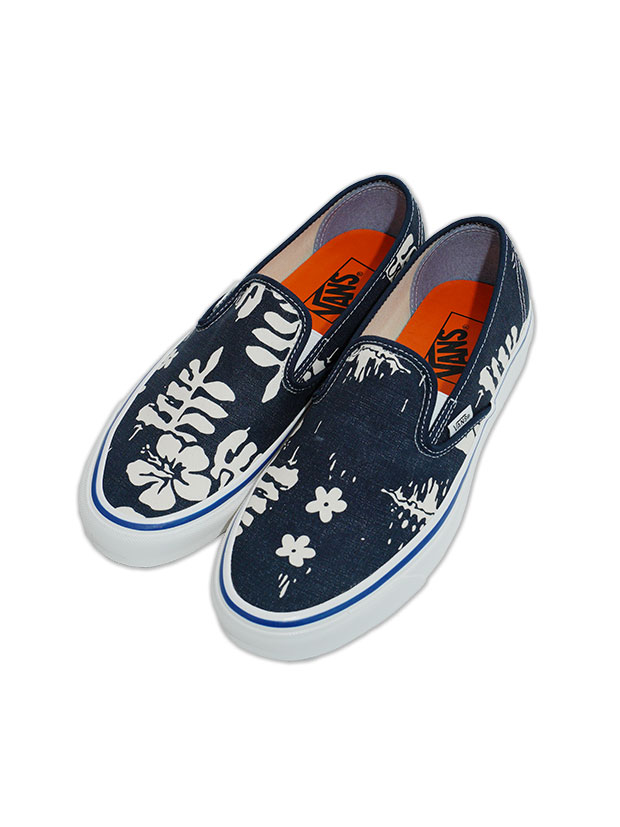 VANS ANAHEIM FACTORY Slip-On 48 Deck DX / Floral Navy | VANS