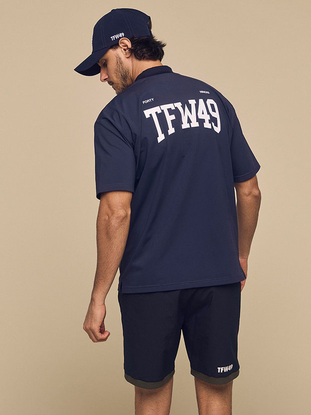 TFW49 HALF MOCKNECK TSHIRT / NAVY | TFW49 | rumbleFISH / ランブル