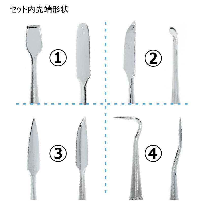 S&F（シーフォース） スタンダードワックススパチュラ12本組