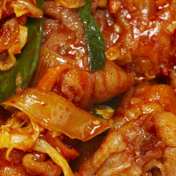凍] ヤンニョム (味付け) 骨無し 鶏足 300g | 韓国市場,肉類,鶏肉