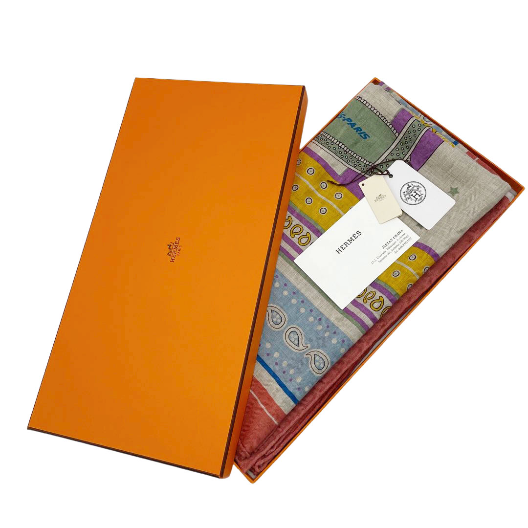 HERMES エルメス ショール カレジェアン140 『Selle de Dignitaire