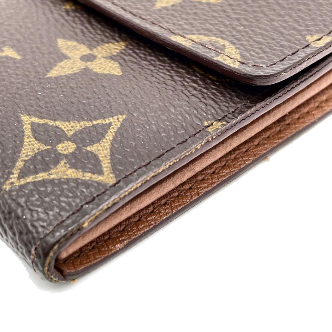 LOUIS VUITTON ルイヴィトン 二つ折り ホック式 長財布 モノグラム