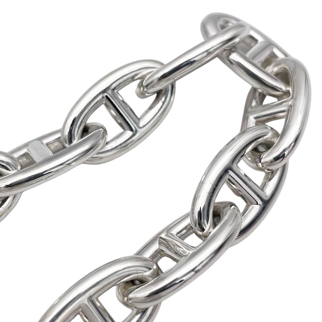 HERMES エルメス ブレスレット シェーヌダンクルGM 14コマ Ag925