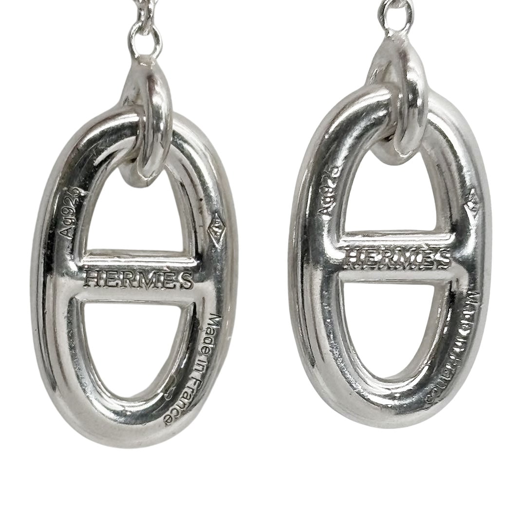 HERMES エルメス チェーンピアス シェーヌダンクル ファランドール MM