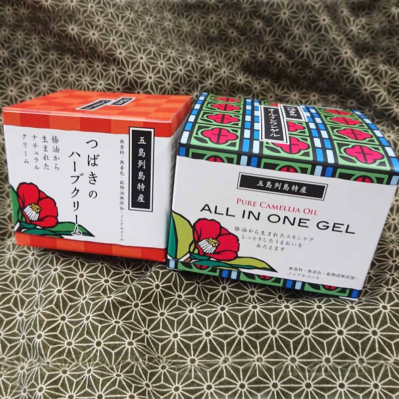 つばきのクリームセット | 椿油関連商品 新上五島町地域商社