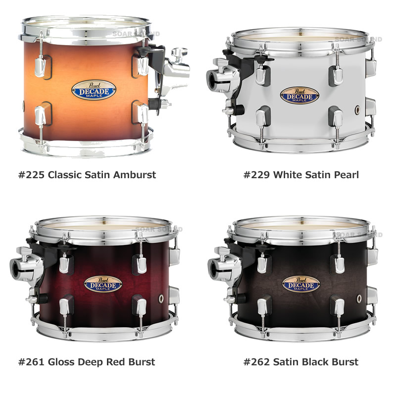 ティンバレス Pearl 8インチ、10インチ アクリル パール ドラム 楽天