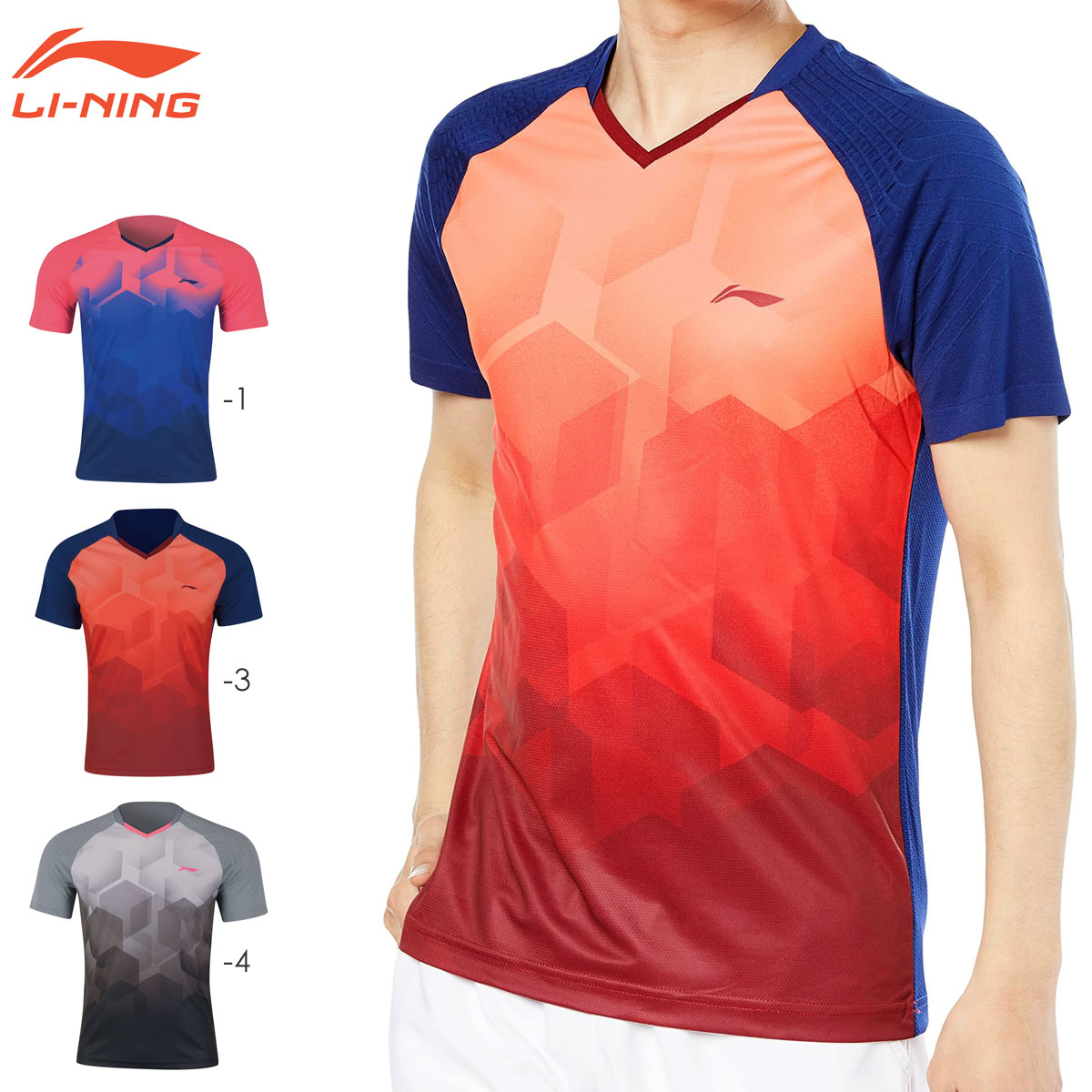 大特価】LI-NING AAYN269 ゲームシャツ(ユニ/メンズ) バドミントン