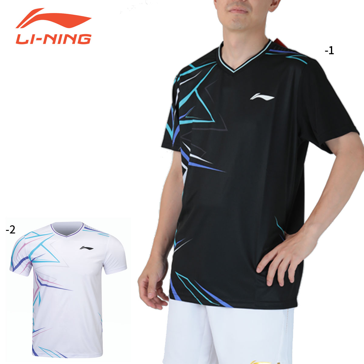 LI-NING AAYU427 ゲームウェア バドミントンウェア(ユニ/メンズ