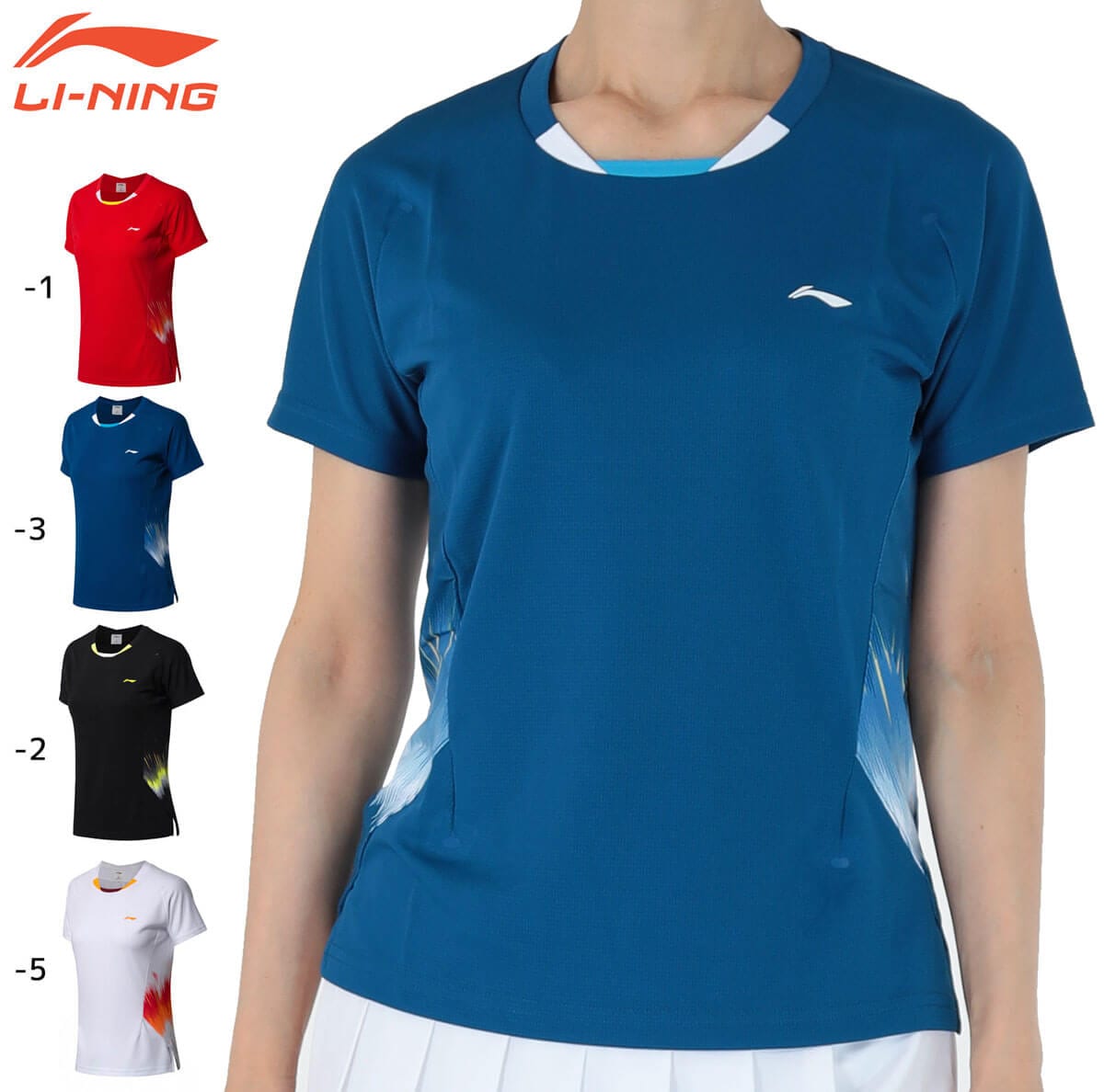 大特価】LI-NING AAYN072 ゲームシャツ(レディース) バドミントン