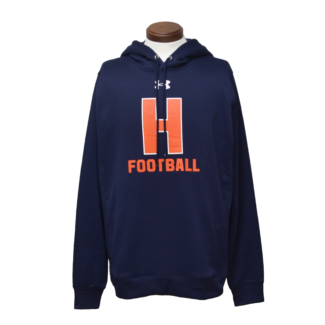 法政大学オレンジ UA H FOOTBALLフーディ