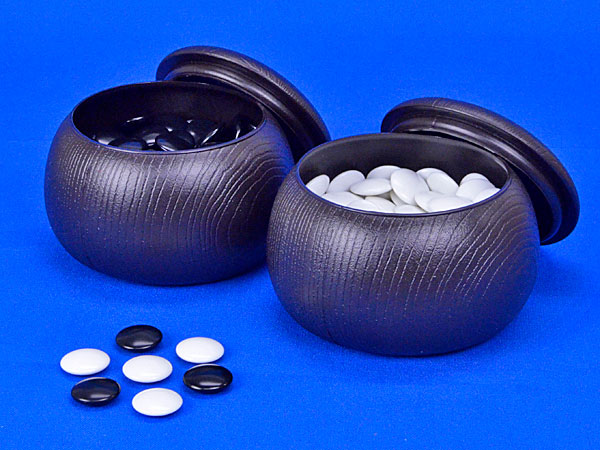 囲碁セット 新桂5号折碁盤セット(プラ碁石椿・ブロー碁笥) | 折碁盤