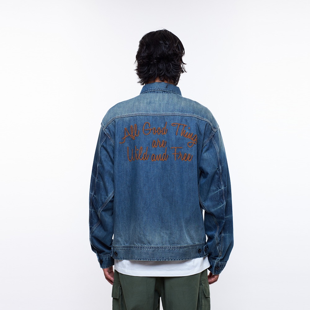 Liberaiders リベレイダース ZIP FRONT DENIM JACKET デニムジャケット