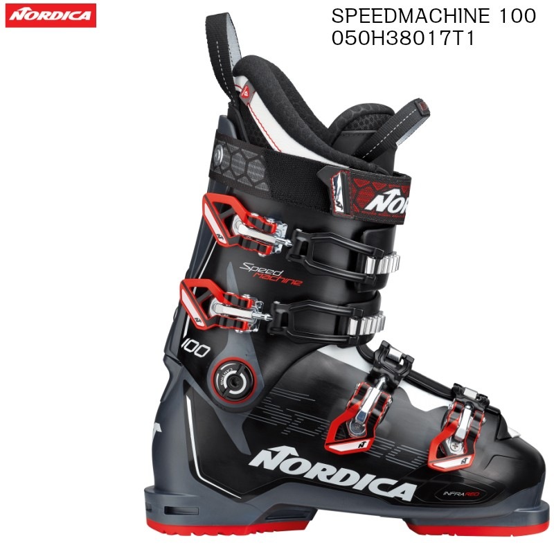 Nordica Speedmachine 100 スキー靴 ブラック/レッド Nordica