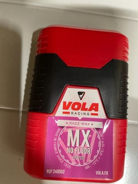 ボラ VOLA ボラ MX NoFluor リキッド Race Wax ﾊﾟｰﾌﾟﾙ 60ml WAX スキー