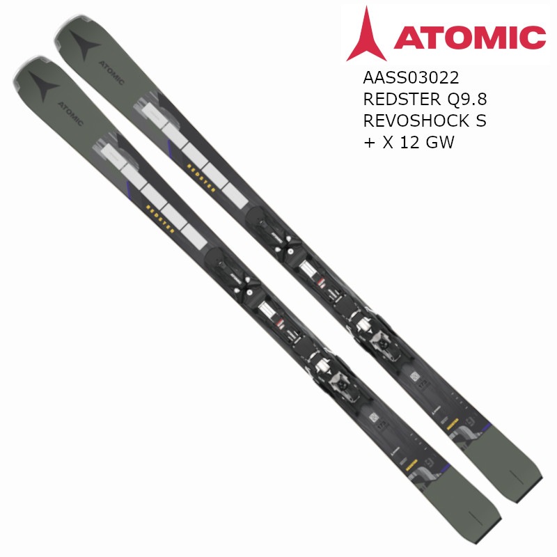 アトミック スキー板 2024 ATOMIC REDSTER Q9.8 REVOSHOCK S + X 12 GW