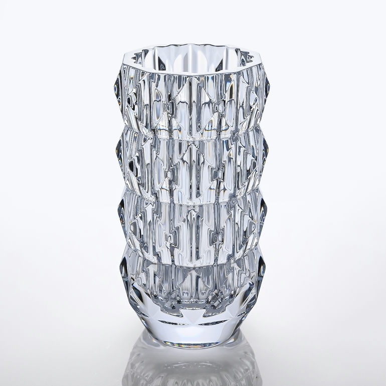 Baccarat バカラ 花瓶 クリスタル カットデザイン 箱付き 未使用品