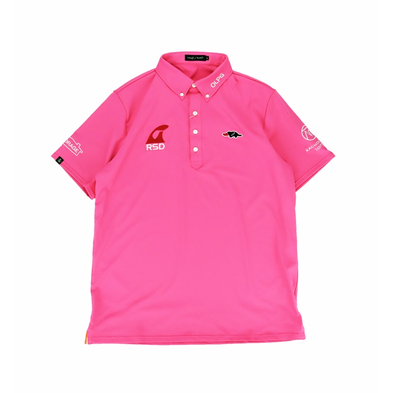 rough & swell Mサイズ ホワイトピンクシャツ rough & swell Mサイズ