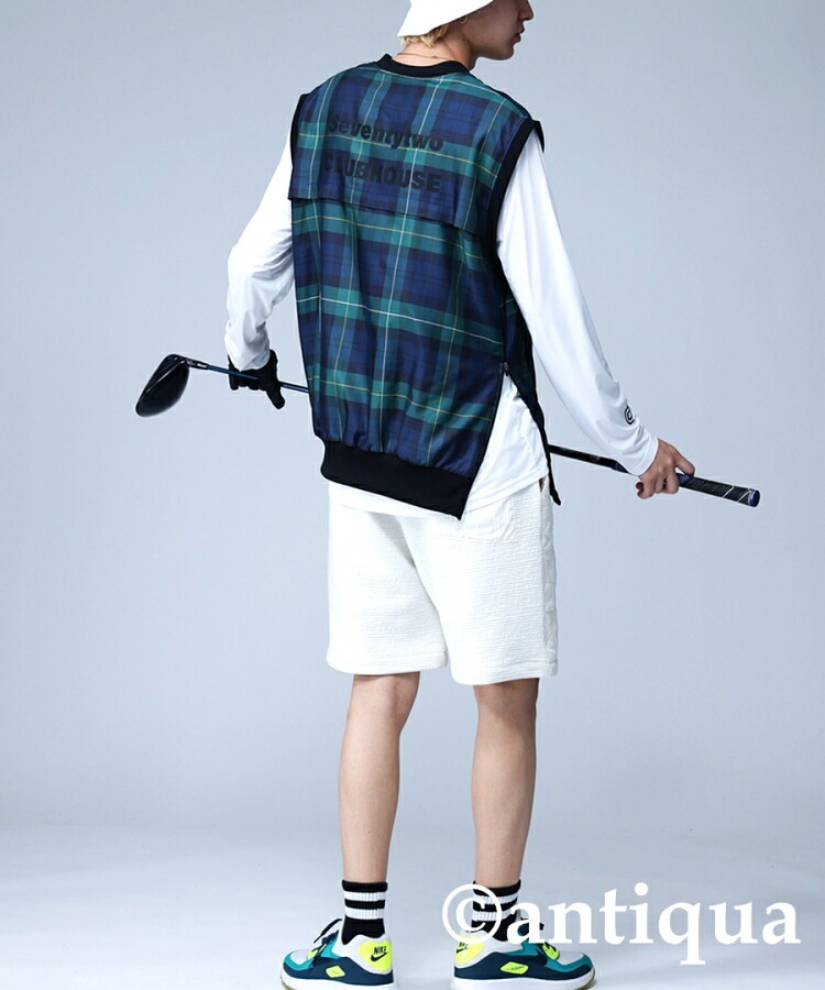 ANTIQUA GOLF×STCH ベスト メンズ 送料無料・再入荷 (100)メール便可