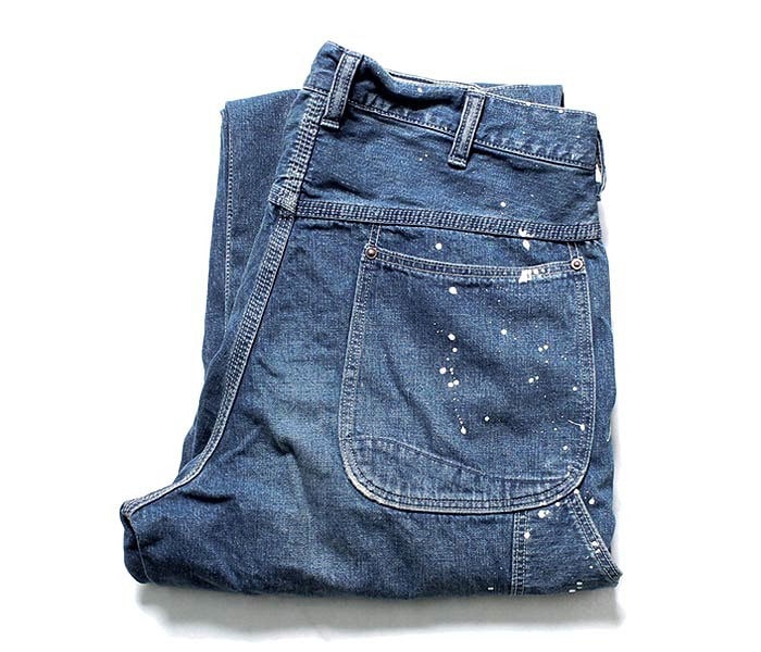 orSlow オアスロウ ペインターパンツ デニム ユーズド加工 ペイント