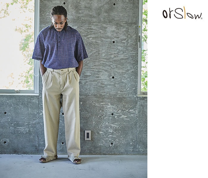 orSlow オアスロウ 2タック ワイドトラウザーズ TWO TUCK WIDE